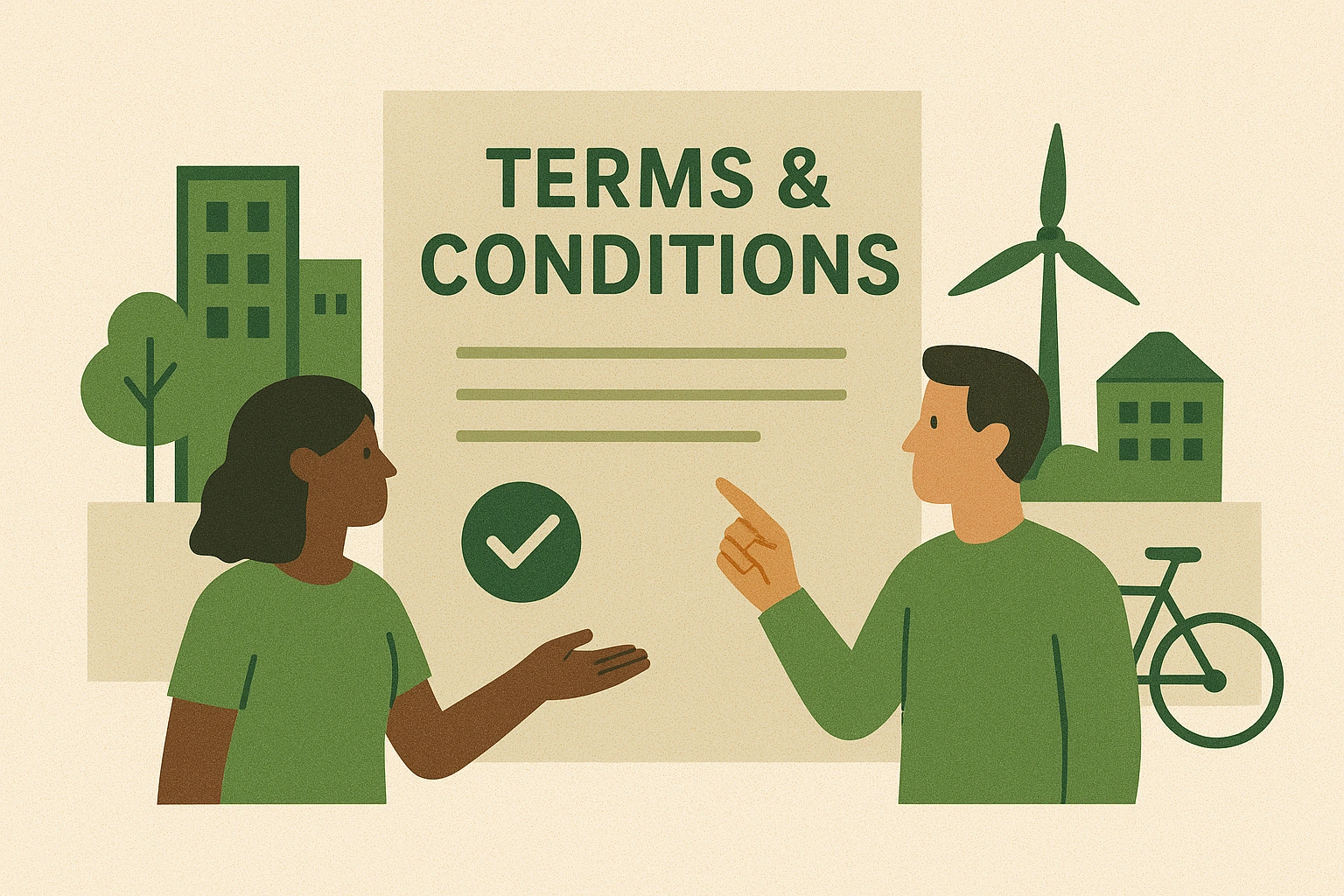 Terms and Conditions The rules of the road for our community dedicated to sustainable living.